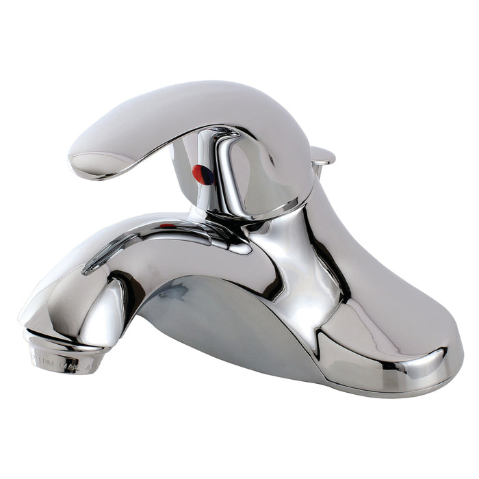 Legacy FB6541 Single-Handle 3-Hole Deck Mount 4" Centerset Bathroom Faucet with Plastic Pop-Up, Polished Chrome