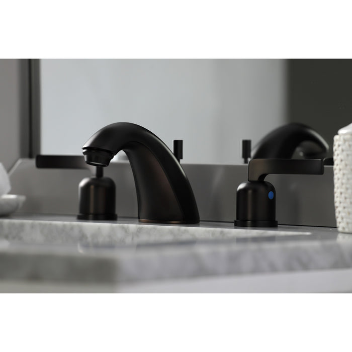 Centurion FB8955EFL Two-Handle 3-Hole Deck Mount Widespread Bathroom Faucet with Plastic Pop-Up, Oil Rubbed Bronze