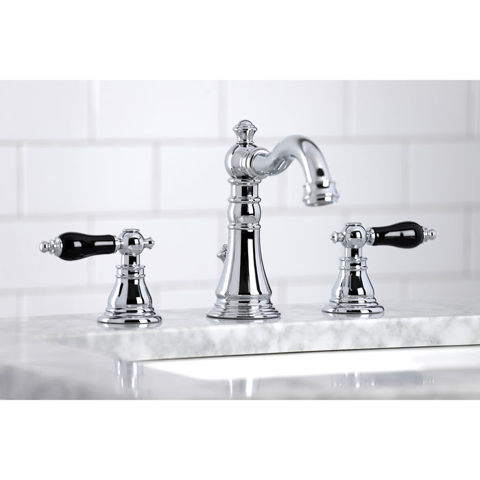 Duchess FSC1971AKL Two-Handle 3-Hole Deck Mount Widespread Bathroom Faucet with Pop-Up Drain, Polished Chrome