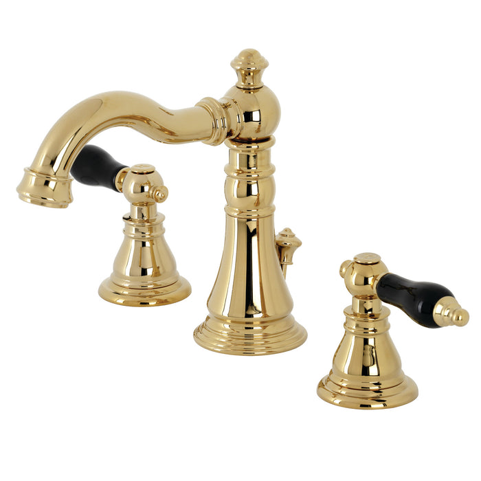 Duchess FSC1972AKL Two-Handle 3-Hole Deck Mount Widespread Bathroom Faucet with Pop-Up Drain, Polished Brass