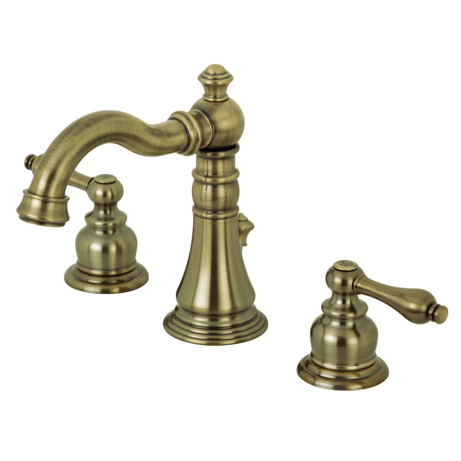 Kingston Brass KS1215TL Heritage Bathroom Faucet, Oil Rubbed Bronze 並行輸入品  浴室、浴槽、洗面所