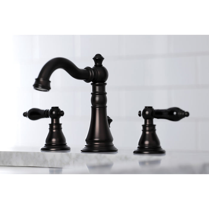 Duchess FSC1975AKL Two-Handle 3-Hole Deck Mount Widespread Bathroom Faucet with Pop-Up Drain, Oil Rubbed Bronze