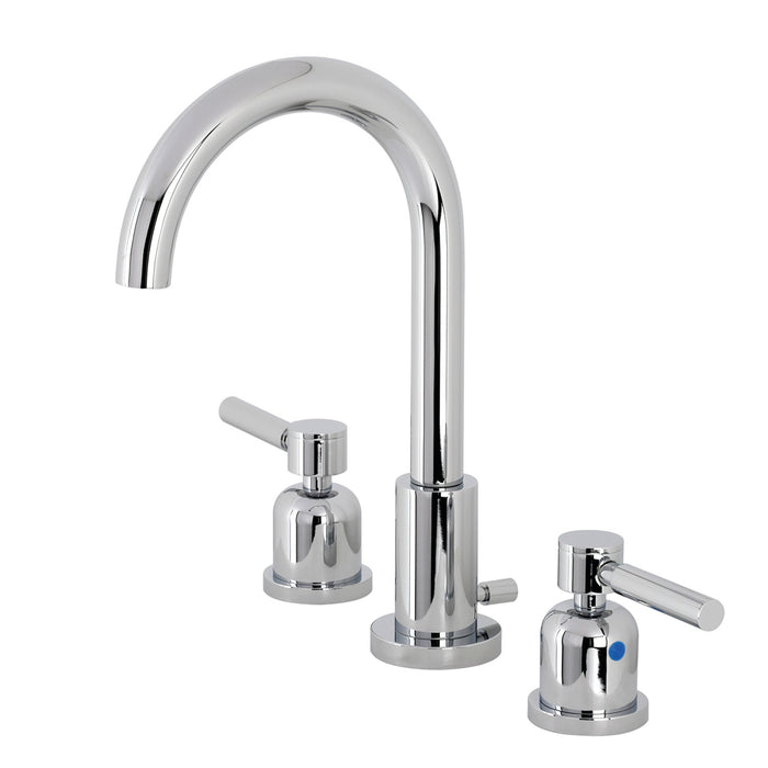 Concord FSC8921DL Two-Handle 3-Hole Deck Mount Widespread Bathroom Faucet with Pop-Up Drain, Polished Chrome