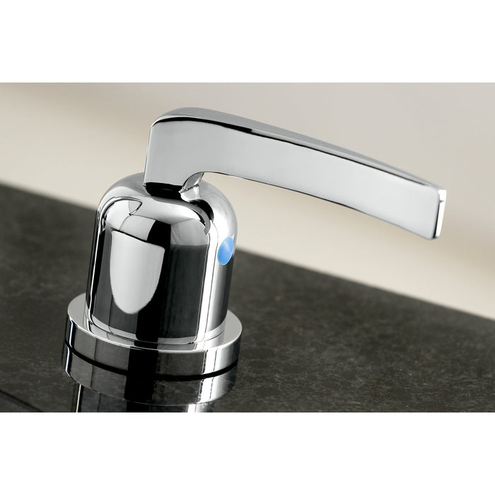 Centurion FSC8921EFL Two-Handle 3-Hole Deck Mount Widespread Bathroom Faucet with Pop-Up Drain, Polished Chrome