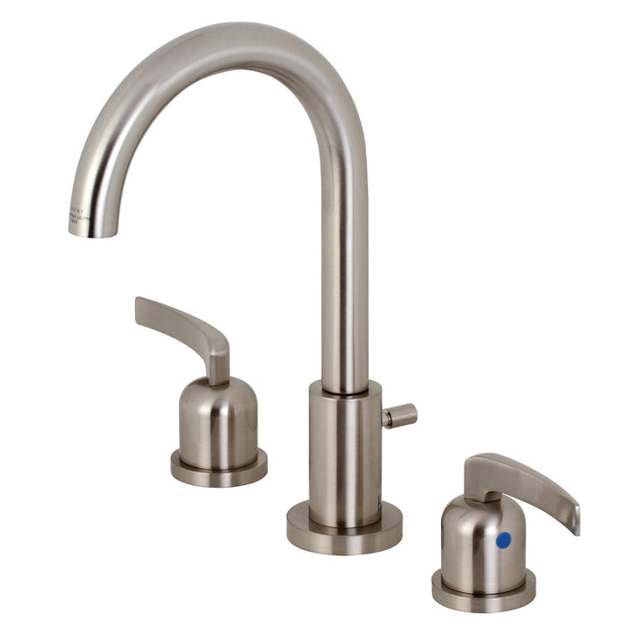 Centurion FSC8928EFL Two-Handle 3-Hole Deck Mount Widespread Bathroom Faucet with Pop-Up Drain, Brushed Nickel