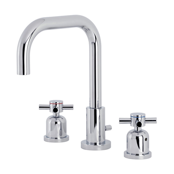 Concord FSC8931DX Two-Handle 3-Hole Deck Mount Widespread Bathroom Faucet with Pop-Up Drain, Polished Chrome