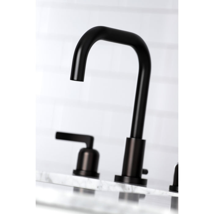 Centurion FSC8935EFL Two-Handle 3-Hole Deck Mount Widespread Bathroom Faucet with Pop-Up Drain, Oil Rubbed Bronze
