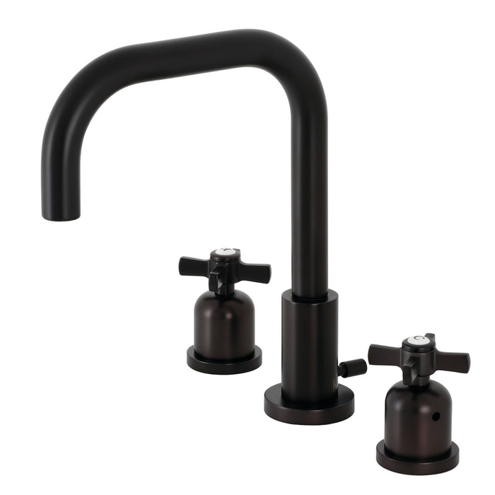 Kingston Sona FSC8935ZX - Millennium Two-Handle 3-Hole Deck Mount Widespread Bathroom Faucet with Brass Pop-Up, Oil Rubbed Bronze