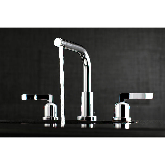 Centurion FSC8951EFL Two-Handle 3-Hole Deck Mount Widespread Bathroom Faucet with Pop-Up Drain, Polished Chrome