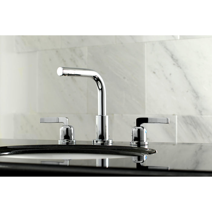 Centurion FSC8951EFL Two-Handle 3-Hole Deck Mount Widespread Bathroom Faucet with Pop-Up Drain, Polished Chrome