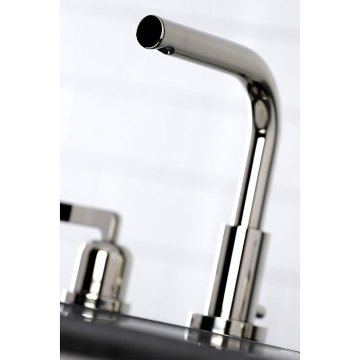 Centurion FSC8959EFL Two-Handle 3-Hole Deck Mount Widespread Bathroom Faucet with Pop-Up Drain, Polished Nickel