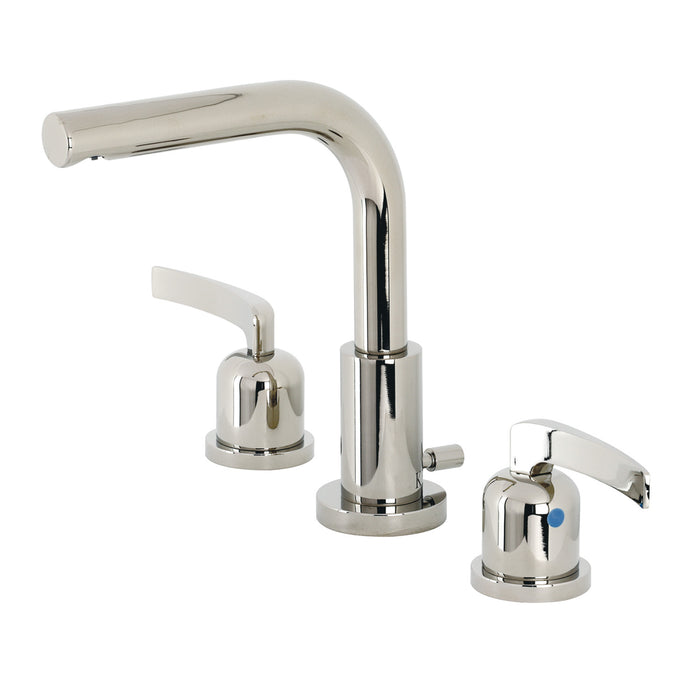 Centurion FSC8959EFL Two-Handle 3-Hole Deck Mount Widespread Bathroom Faucet with Pop-Up Drain, Polished Nickel