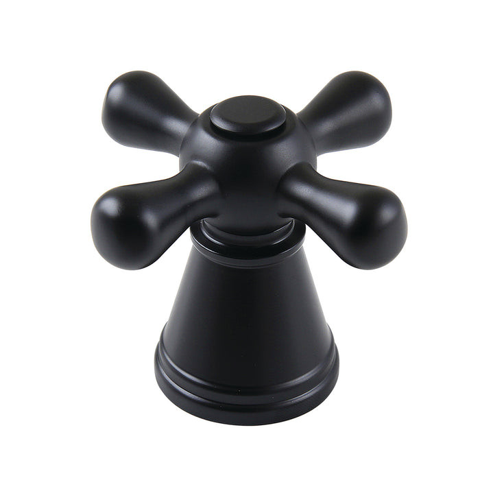 Kingston FSCDH1970AAX Metal Cross Handle, Diverter for Tub and Shower Faucet, Matte Black