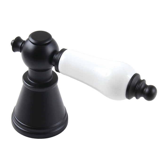 Kingston FSCDH1970PL Porcelain Lever Handle, Diverter for Tub and Shower Faucet, Matte Black