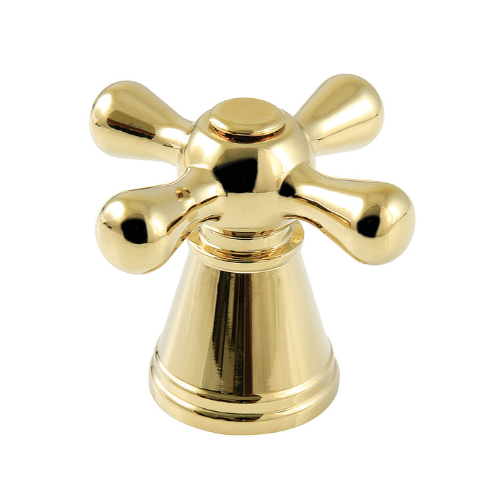 Kingston FSCDH1972AAX Metal Cross Handle, Diverter for Tub and Shower Faucet, Polished Brass