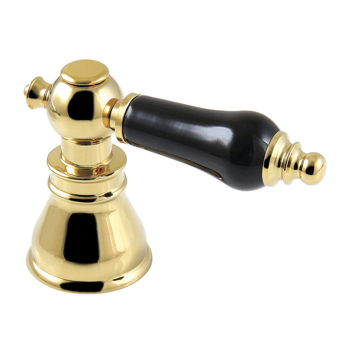 Kingston FSCDH1972AKL Porcelain Lever Handle, Diverter for Tub and Shower Faucet, Polished Brass