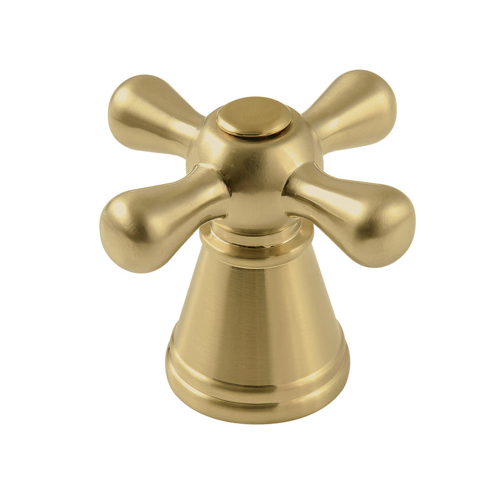 Kingston FSCDH1973AAX Metal Cross Handle, Diverter for Tub and Shower Faucet, Brushed Brass