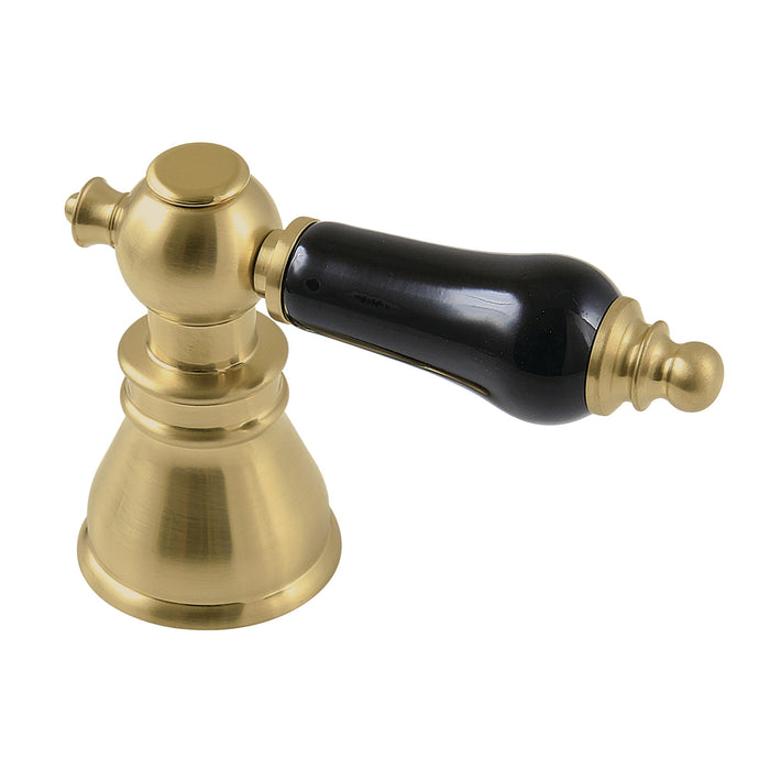 Kingston FSCDH1973AKL Porcelain Lever Handle, Diverter for Tub and Shower Faucet, Brushed Brass