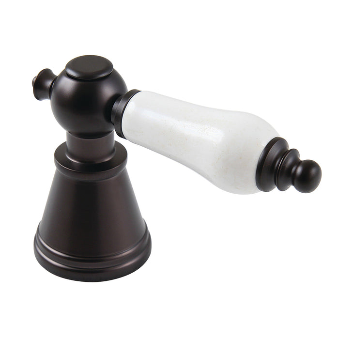 Kingston FSCDH1975PL Porcelain Lever Handle, Diverter for Tub and Shower Faucet, Oil Rubbed Bronze