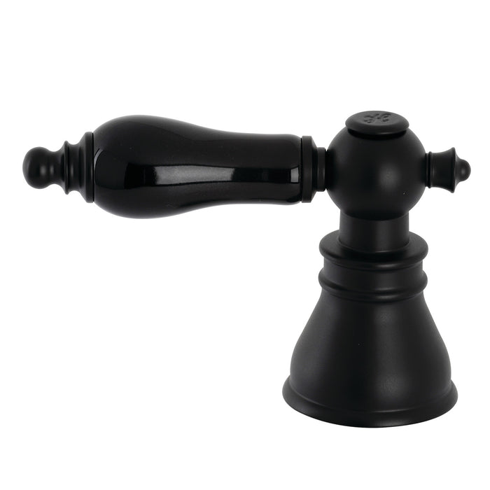 Kingston FSCH1970AKLH Black Porcelain Lever Handle (Hot Side), Matte Black