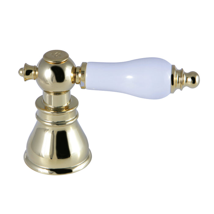 Kingston American Patriot FSCH1972APLC Porcelain Lever Handle (Cold Side), Polished Brass