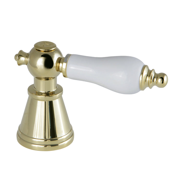 Kingston English Vintage FSCH1972PLC Porcelain Lever Handle (Cold Side), Polished Brass