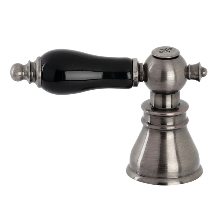 Kingston FSCH1974AKLH Black Porcelain Lever Handle (Hot Side), Black Stainless