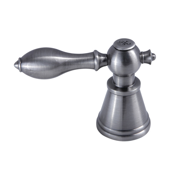 English Vintage FSCH1974ALH Zinc Alloy Lever Handle (Hot Side), Black Stainless