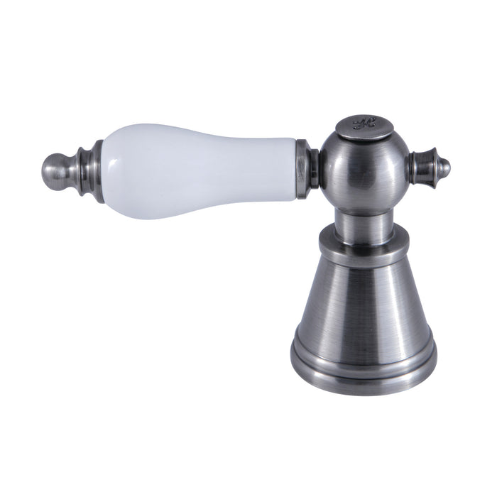 Kingston English Vintage FSCH1974PLH Porcelain Lever Handle (Hot Side), Black Stainless