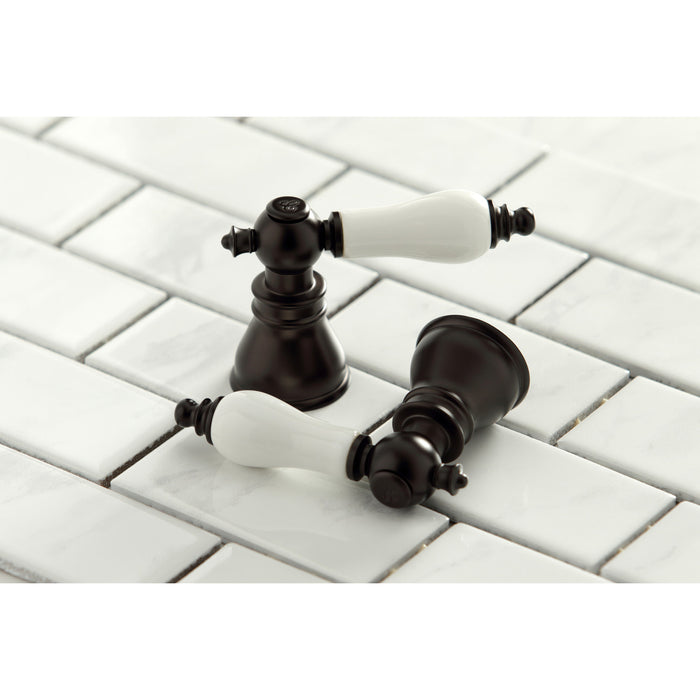 Kingston American Patriot FSCH1975APLC Porcelain Lever Handle (Cold Side), Oil Rubbed Bronze