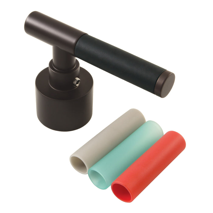 Kingston Kaiser FSCH8925CKL Brass Lever Handle with Neoprene Sleeve, Oil Rubbed Bronze