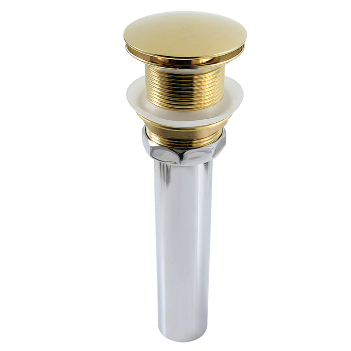 Trimscape GCL112PB Brass Pop Up Drain for Cast Iron Utility Sink, Polished Brass