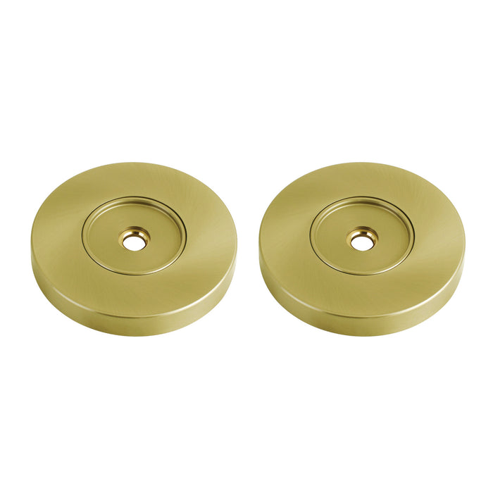 Kingston Sona GDRF814127 - Laurel 1-1/4-Inch Brass Grab Bar Flange (1 Pair), Brushed Brass