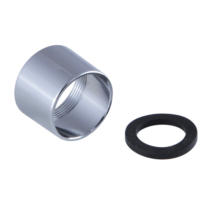 GKBSAH621 Aerator Housing with Black Washer, Polished Chrome