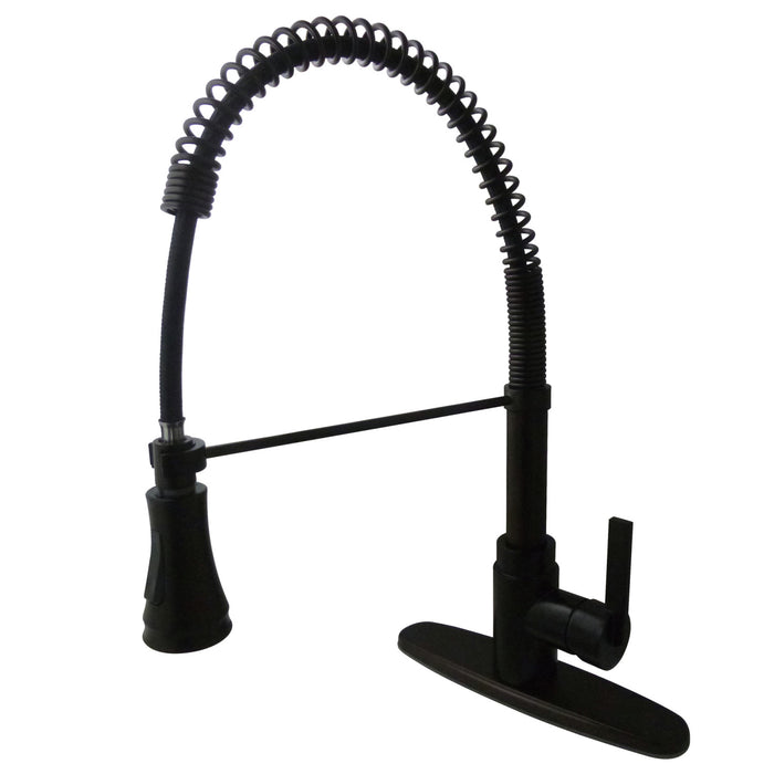 Continental GSY8875CTL Single-Handle 1-or-3 Hole Deck Mount Pre-Rinse Kitchen Faucet, Oil Rubbed Bronze