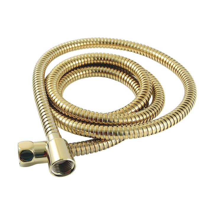 Complement H72SS2 72-Inch Stainless Steel Shower Hose, Polished Brass