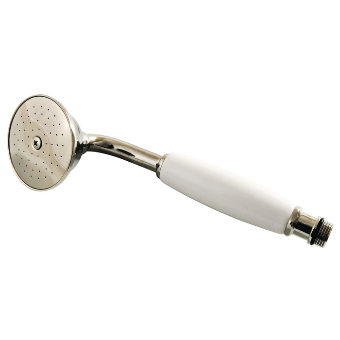 Kingston Heirloom K105A6 - Victorian Single Function Round Hand Shower, Polished Nickel