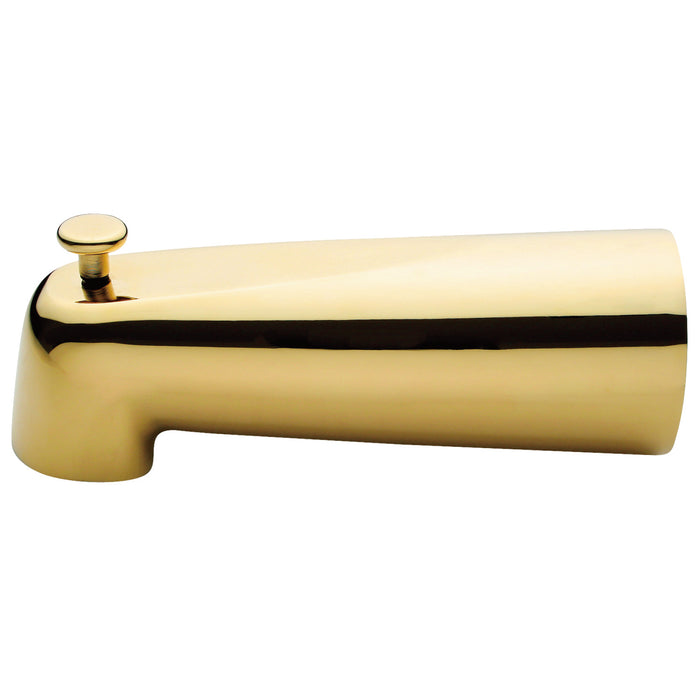 Kingston Shower Scape K1089A2 7-Inch Zinc Tub Faucet Spout with Diverter, Polished Brass