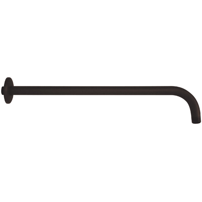 Claremont K117A5 17-Inch J-Shaped Rain Drop Shower Arm with Flange, Oil Rubbed Bronze
