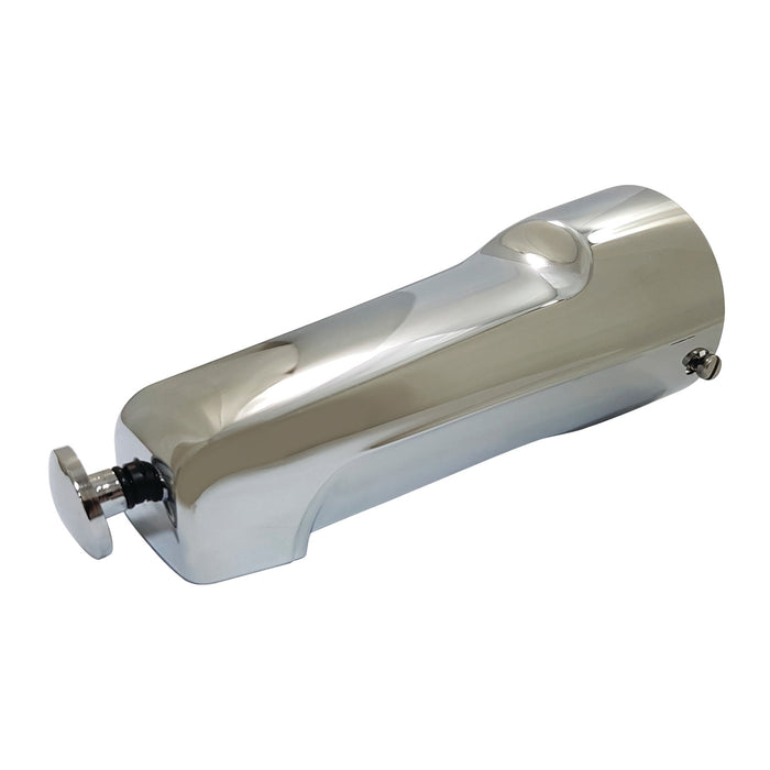 Kingston Shower Scape K1268A1 6-3/8 Inch Zinc Tub Faucet Spout with Diverter, 1/2 Inch CTS, Polished Chrome