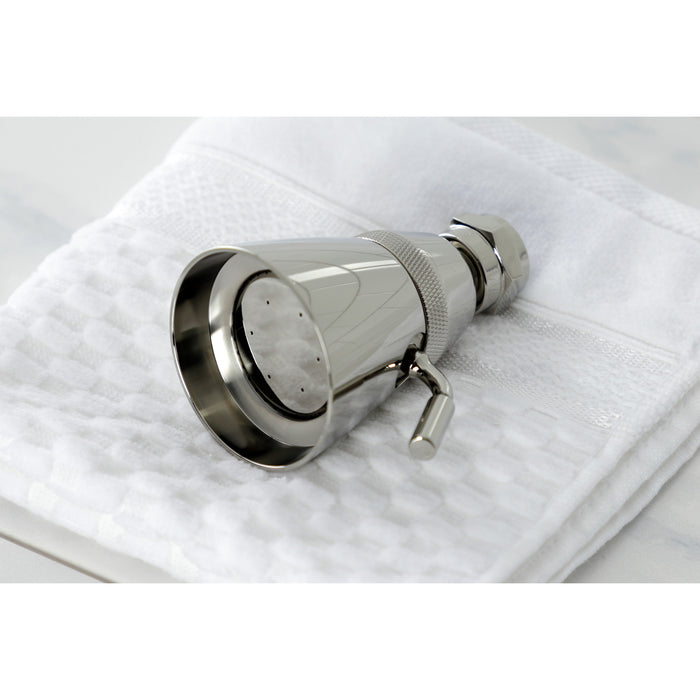 Shower Scape K133A6 2-1/4 Inch Brass Adjustable Shower Head, Polished Nickel