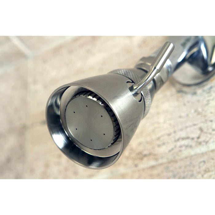 Shower Scape K133A8 2-1/4 Inch Brass Adjustable Shower Head, Brushed Nickel