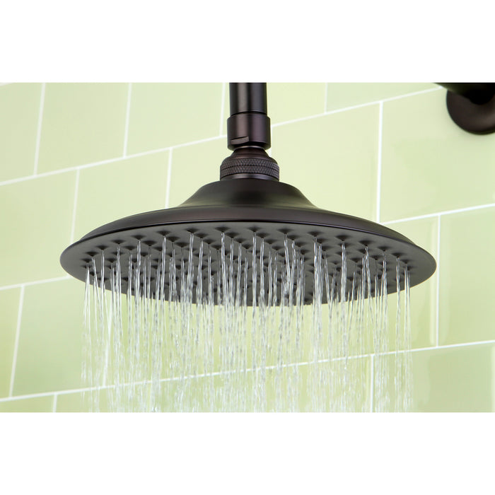 Victorian K136A5 7-3/4 Inch Round Raindrop Brass Shower Head, Oil Rubbed Bronze