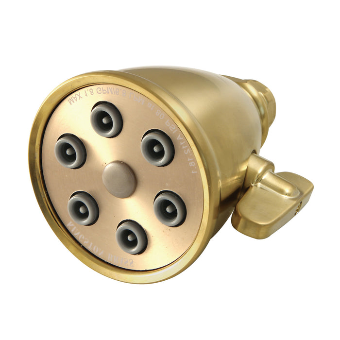 Shower Scape K138A7 3-Inch Brass Adjustable Shower Head, Brushed Brass