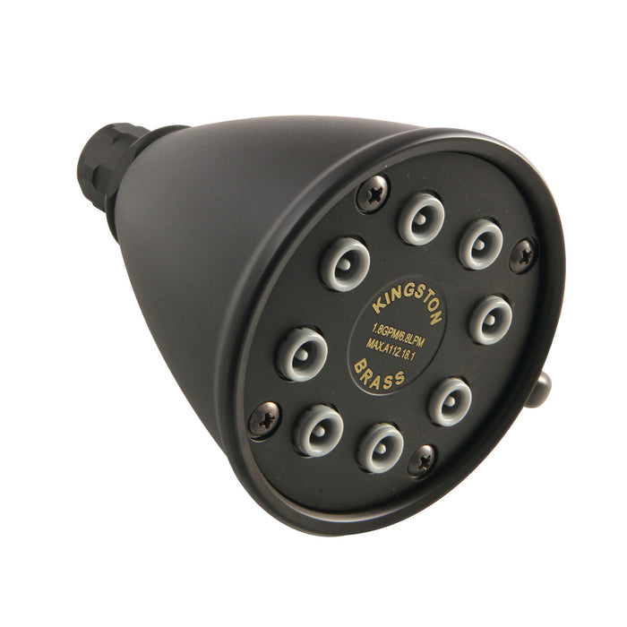 Shower Scape K139A0MB 3-5/8 Inch Brass Adjustable Shower Head, Matte Black