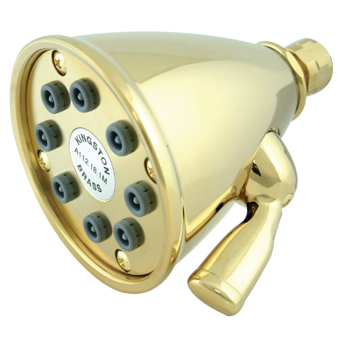 Shower Scape K139A2 3-5/8 Inch Brass Adjustable Shower Head, Polished Brass