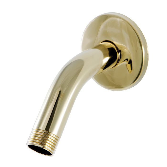 Shower Scape K150K2 5-3/8 Inch Shower Arm with Flange, Polished Brass