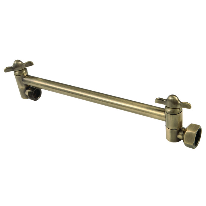 Plumbing Parts K153A3 10-Inch Adjustable High-Low Shower Arm, Antique Brass