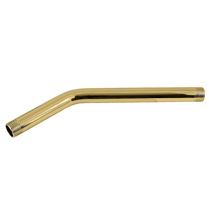 Showerscape K162A2 10-Inch Shower Arm, Polished Brass