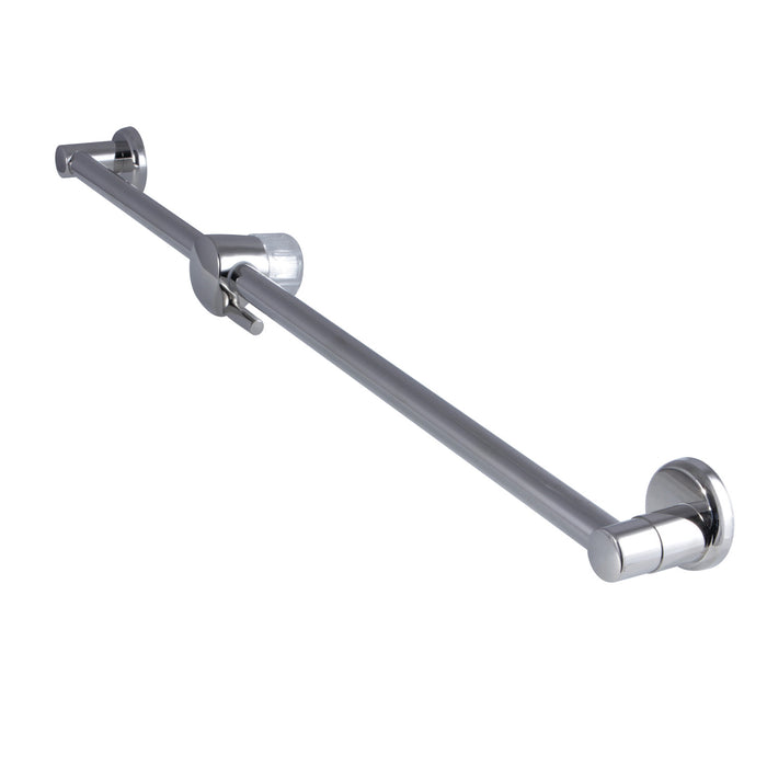Shower Scape K180A6 24-Inch Shower Slide Bar with Pin Mount Hook, Polished Nickel